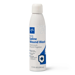 MEDMDSALINE7H - Medline - 7.1-oz. Sterile Saline Wound Wash Spray Can