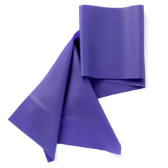 Medline Dry Natural Rubber Exercise Band, Latex, Plum, X-Heavy, 6 yd., 1/EA