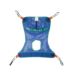 Medline Reusable Full-Body Patient Sling with Commode Opening, Mesh, Size XL