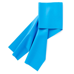 Medline Economy Exercise Band, Non-Latex, Blue, Heavy, 5', 1/EA