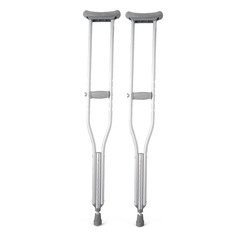 Medline Aluminum Crutches with 300 lb. Capacity, Medium Adult