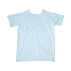 MEDMDT011282L - Medline - Comfort-Knit Pediatric IV Gown- Blue, Large