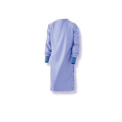 Medline Blockade Reusable Cover Gown, 2-Ply, Ceil Blue, Ties at Neck and Back, Size L