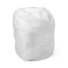 Medline Nylon Hamper Bag with Flip Top and Elastic Closure, 25