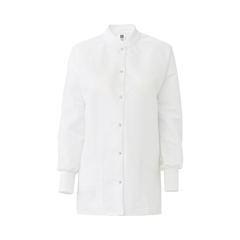 Medline Resistat Women's Warmup Jacket White, Size 3XL, 1/EA