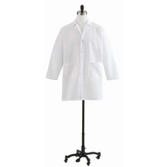 Medline Men's Poplin Staff Length Lab Coat