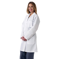 MEDMDT13WHT4E - Medline - Womens Full-Length Lab Coats