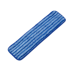 MEDMDT217741 - Medline - 18 Premium Microfiber Mop with Round Corners, Blue with Dark Blue Banding