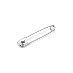 Medline Steel Safety Pins, Size 2, 1.5