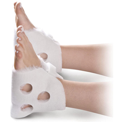 Medline Ventilated Heel Protectors, White, Unisize, 1/PR