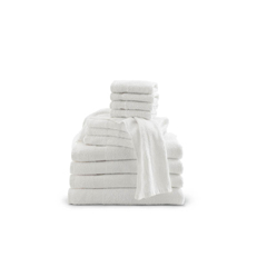 Medline 100% Cotton Bath Towel, 6 lb./doz. Weight, White, 22