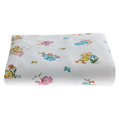 MEDMDTPB3C40CHK - Medline - Baby Blanket, Chicken Print, 100% Cotton, 36 x 40 (91.4 cm x 1 m)