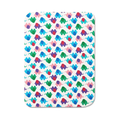 Medline Baby Blanket, Elephant Print, Light Weight, 100% Cotton, 30