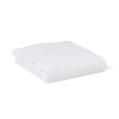 MEDMDTPB5C40WHI - Medline - Baby Blanket, White Waffle Weave, Thermal Knitted, Heavy Weight, 100% Cotton, 30 x 40