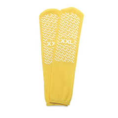 MEDMDTPS4B06FPYH - Medline - Double-Tread Patient Slippers, Yellow, Size 2XL