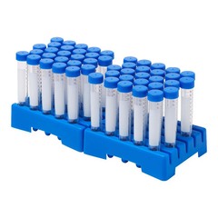 Medline Premium Centrifuge Tube, Sterile, Rack, 15 mL, Compatible with MLB Centrifuges (MLAB37621501 and MLAB38421500)