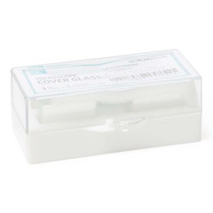Medline Microscope Slide Cover Glass, 22 mm x 22 mm, #1.5 Thickness, Estimated Total 1520 ea.