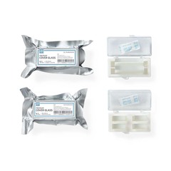 Medline Microscope Slide Cover Glass, 22 mm x 22 mm, #1 Thickness, Estimated Total 168 ea.