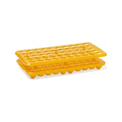 Medline Plastic Tube Rack, 50-Plce, for Tubes up to 18 mm Dia., Orange