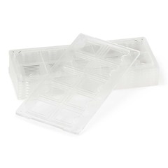 Medline Decislide 10-Chambered Disposable Plastic Microscope Slide