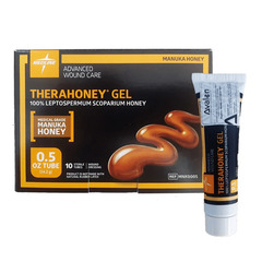 Medline TheraHoney Honey Wound Gel, 0.5-oz. Tube, 10 Each per Box