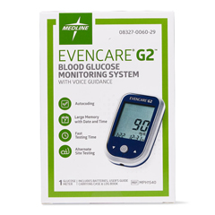 Medline EVENCARE G2 Blood Glucose Monitoring System, 1/EA