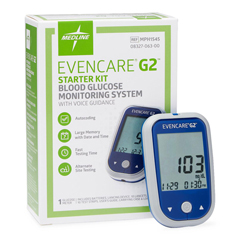 MEDMPH1545 - Medline - Starter Kit for EVENCARE G2 Blood Glucose Monitoring System