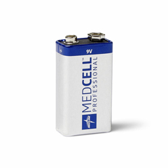 Medline MedCell Alkaline Battery, 9V