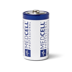 Medline MedCell Alkaline Battery, D, 1.5V, 72 EA/CS