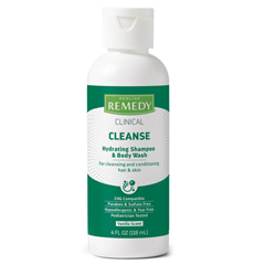 Medline Remedy Clinical Shampoo & Body Wash, 4 oz., 1/EA