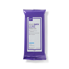 MEDMSC095103 - Medline - ReadyBath LUXE Total Body Cleansing Heavyweight Washcloth, Fragrance Free, 8/Pack