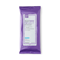 Medline ReadyBath SELECT Medium-Weight Wash Cloth, Fragrance Free, 5 Wipes/Pack
