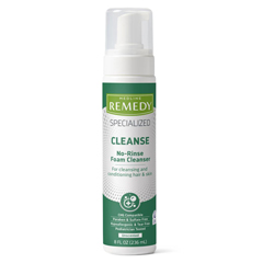 Medline Remedy Specialized No-Rinse Foam Cleanser, 8 oz., 12 EA/CS