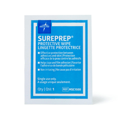 MEDMSC1500H - Medline - Sureprep Skin Protectant Wipe, 1/EA