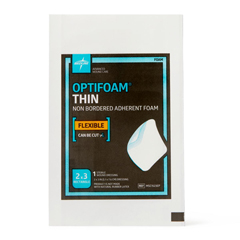 Medline Optifoam Thin Adhesive Foam Dressings, 1/EA