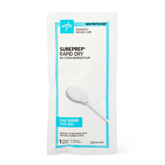 Medline SurePrep Rapid-Dry No-Sting Barrier Film, 3 mL Wand, 1/EA