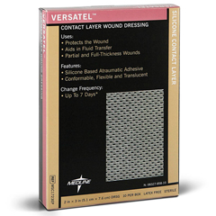 Medline Versatel Contact Layer Dressings, 10 Each per Box