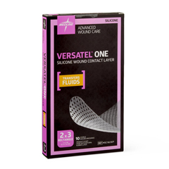 Medline Versatel One Silicone Wound Contact Layer Dressing, 10 Each per Box