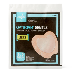 Medline Optifoam Gentle Silicone-Faced Foam Dressing, Sacrum9