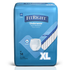 MEDMSC23600 - Medline - Protection Plus Classic Adult Underwear, X-Large, 56 EA/CS