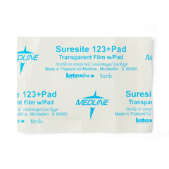 MEDMSC2603H - Medline - Suresite 123+ Pad Transparent Dressings, 2.4 x 2.8, 1/EA