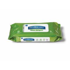 Medline FitRight Personal Cleansing Wipes, 816 EA/CS