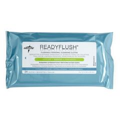 MEDMSC263810 - Medline - ReadyFlush Biodegradable Flushable Wipes, 24 PK/CS
