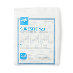 MEDMSC2705H - Medline - Suresite123 Transparent Dressing, 4 x 4.8, 1/EA