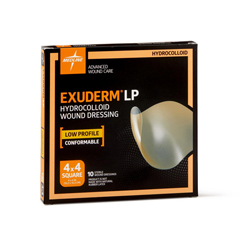 MEDMSC5100 - Medline - Exuderm LP Low-Profile Hydrocolloid Wound Dressings, 10 EA/BX