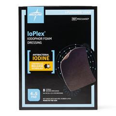 Medline IoPlex Iodophor Foam Dressings, 1 Each