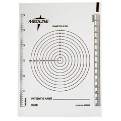MEDMSC6252 - Medline - Bullseye Plastic Wound Ruler