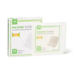 MEDMSC7044EPZ - Medline - Maxorb Extra CMC/Alginate Dressings, 10 EA/BX