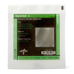 Medline Maxorb II Alginate Dressings, 4