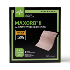 Medline Maxorb II Alginate Dressings, 6